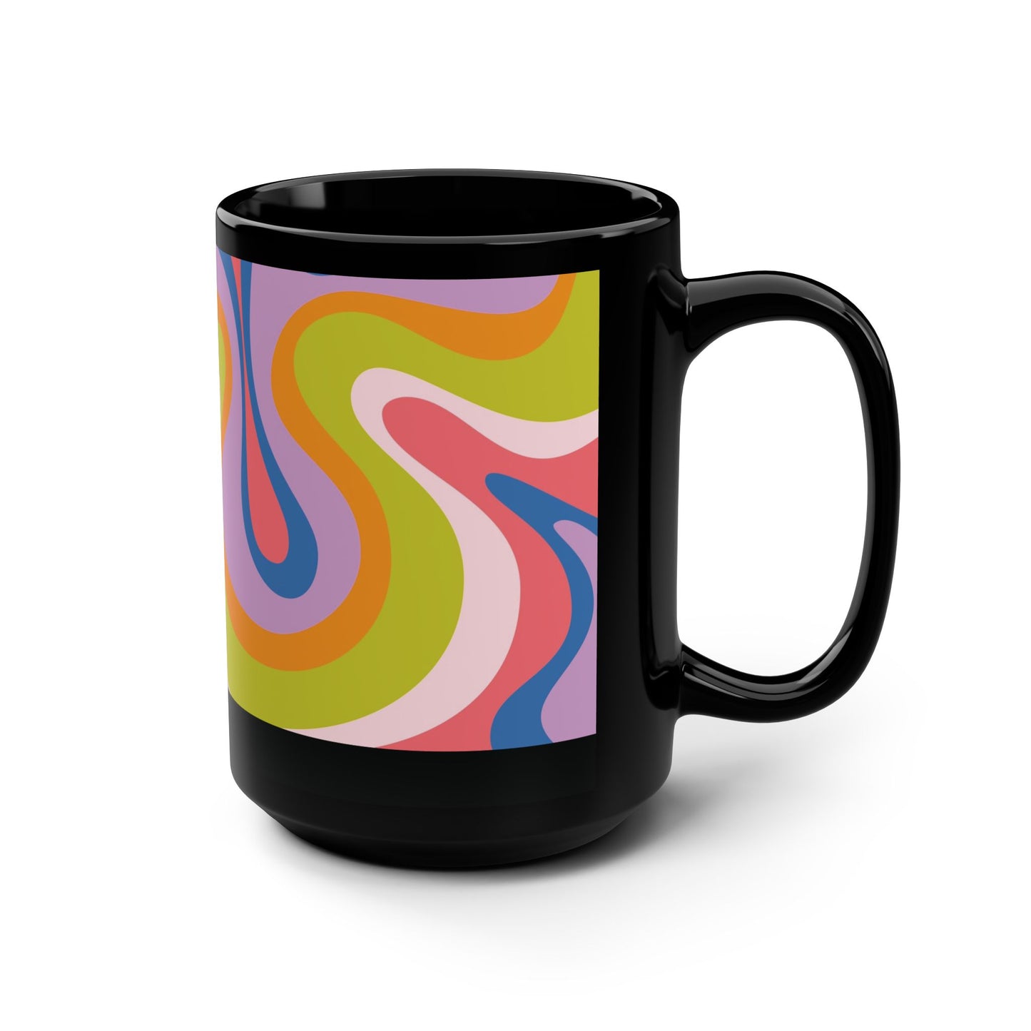 Mug Smoothie Groovie 15 oz — Black