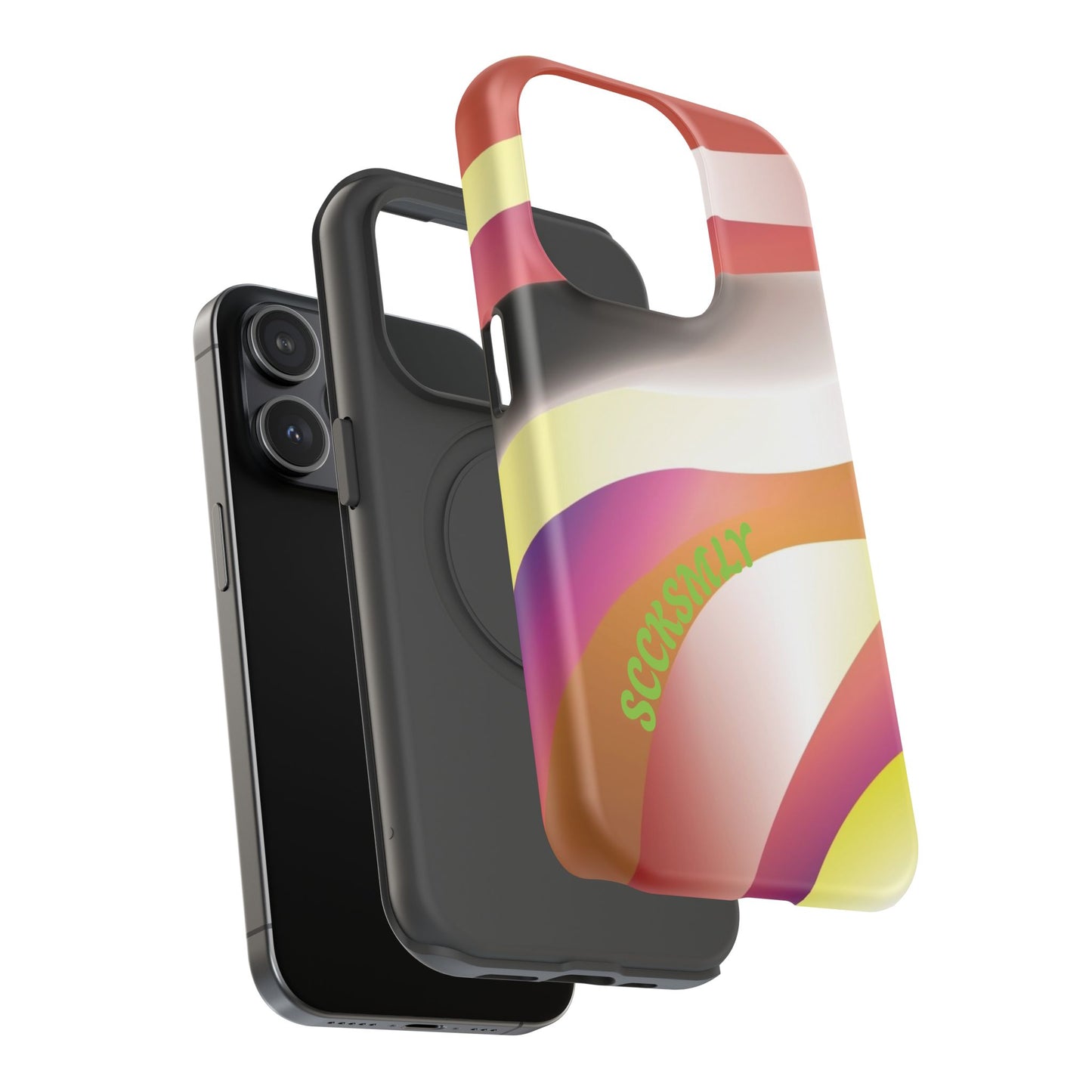 Neutral Waves Phone Case for Apple