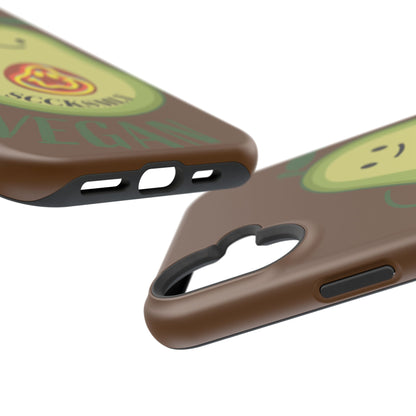 Playful Vegan Avocado Tough Phone Case Apple