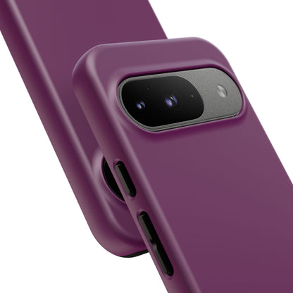 SOLID Amethyst Matte Tough Phone Case for Google Pixel