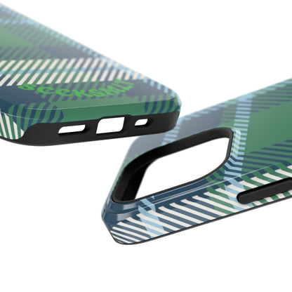Earth and Sky Plaid Phone Case for Apple