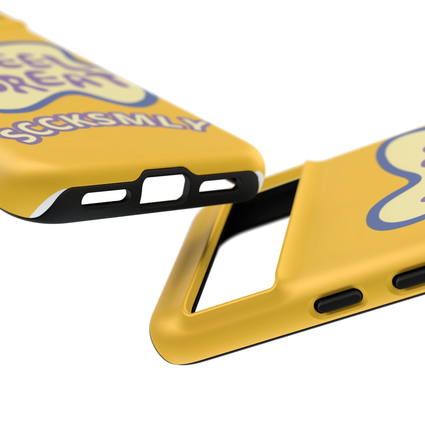 Yellow "I FEEL GREAT" Tough Phone Case for Google Pixel