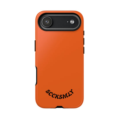SOLID Tangerine Tough Case for Apple