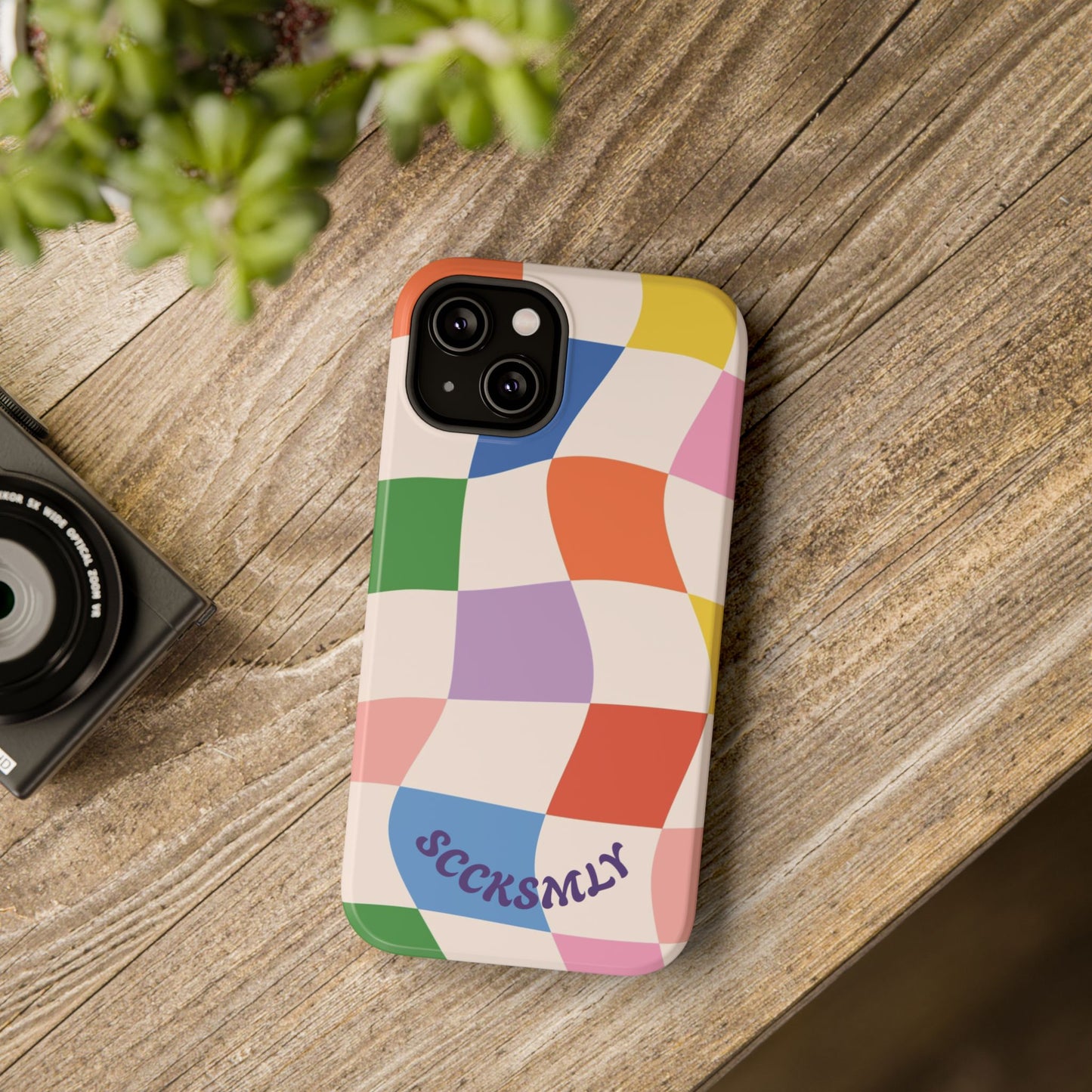 Checker Flicker Phone Case Apple