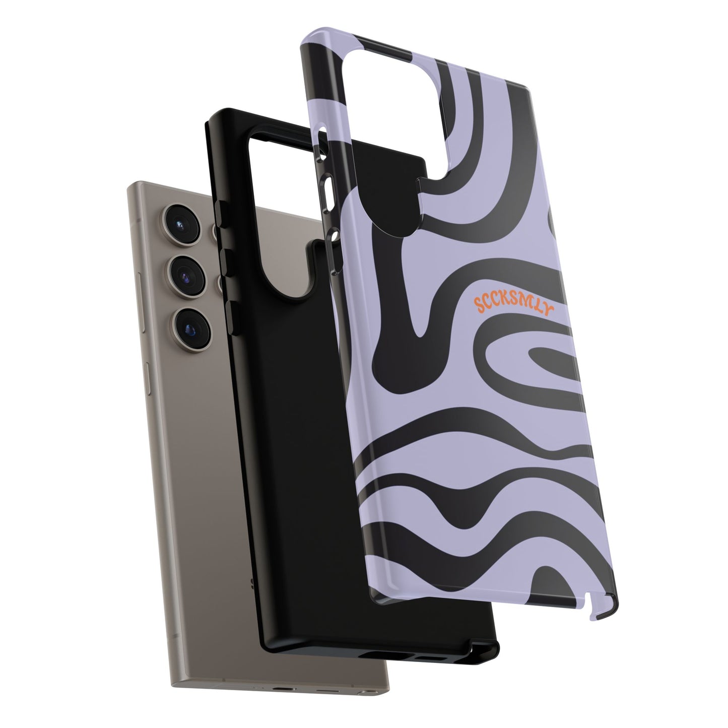 Purple Swirl Phone Case for Samsung