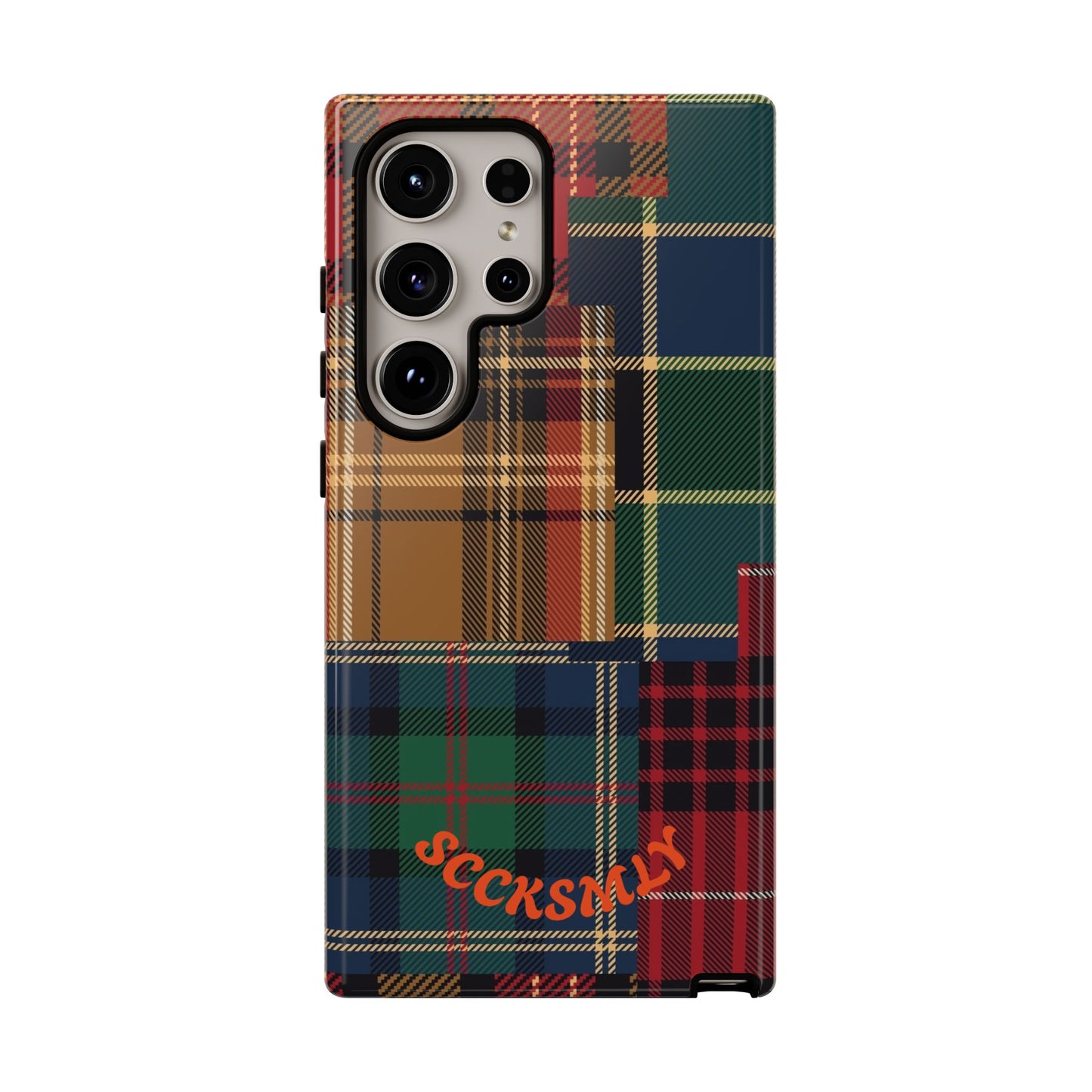 Heritage Hues Patchwork Tough Phone Case for Samsung