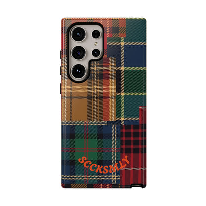Heritage Hues Patchwork Tough Phone Case for Samsung