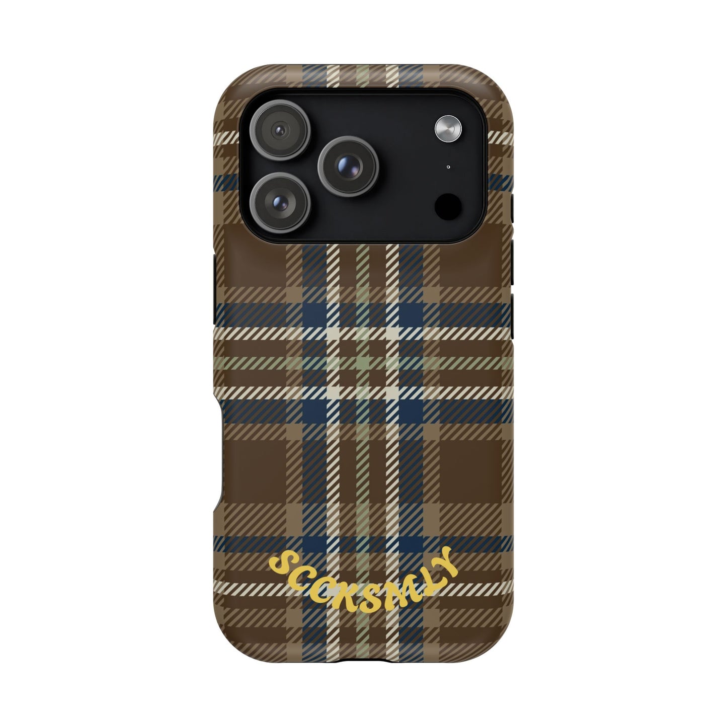 Earth and Sky Plaid Phone Case for Apple