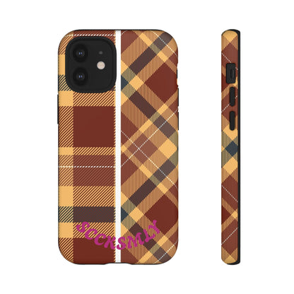 Autumn Plaid Phone Case for Apple