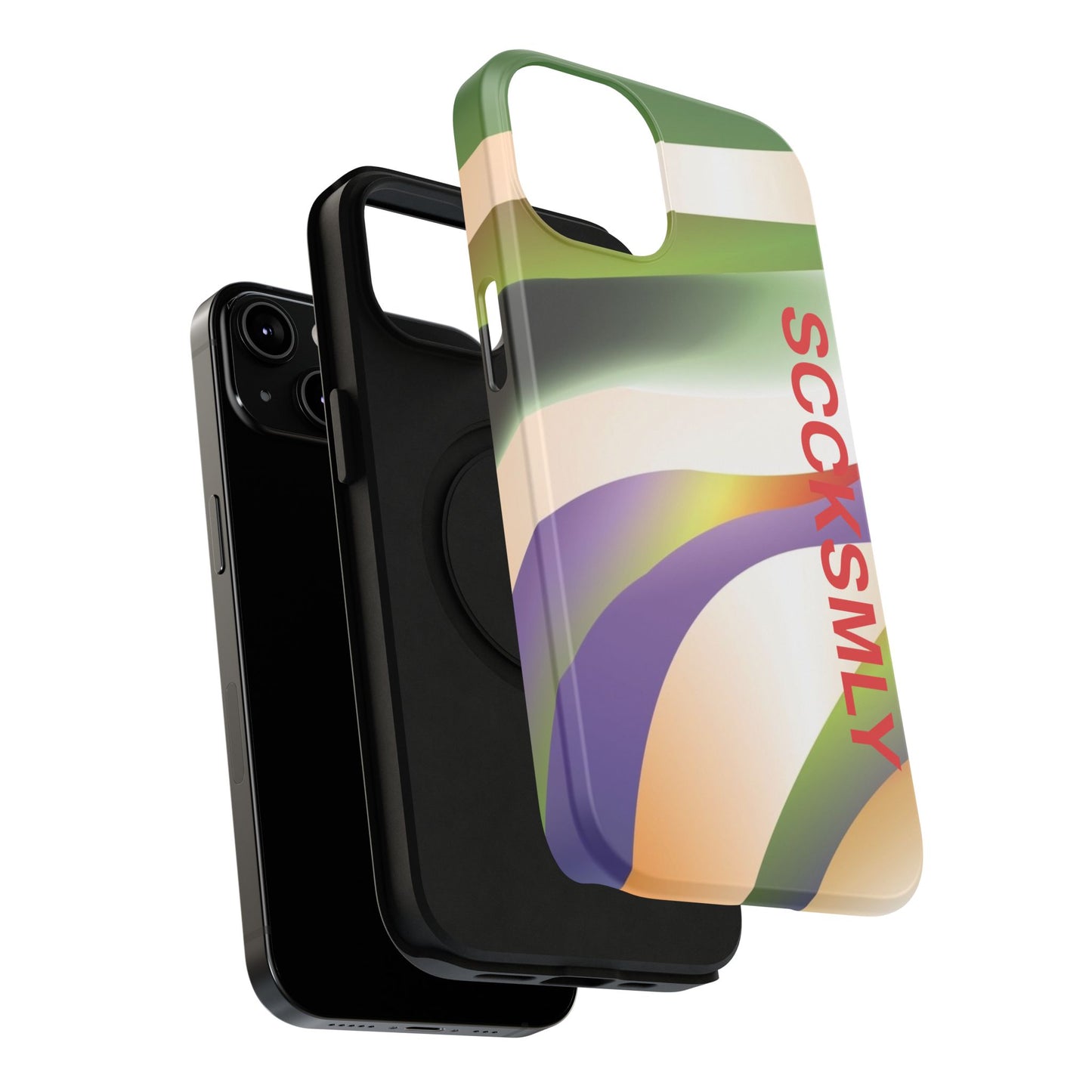 Green Waves Phone Case for "IOS or Apple"