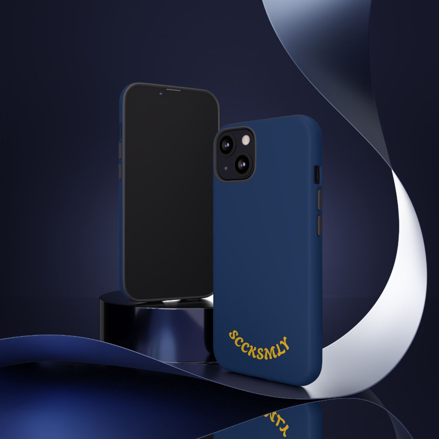 SOLID Cobalt Haze Tough Case for Apple