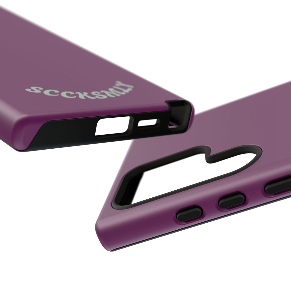 SOLID Amethyst Matte Tough Phone Case for Samsung