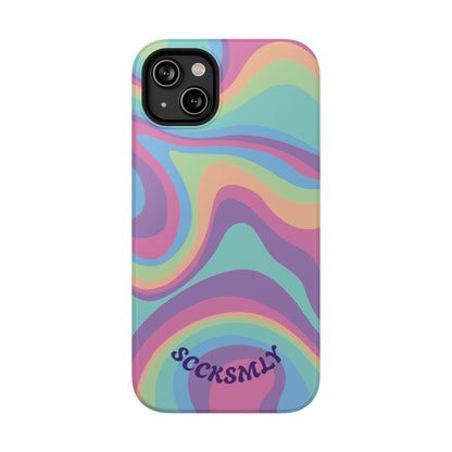 Pastel Swirl Phone Case for Apple