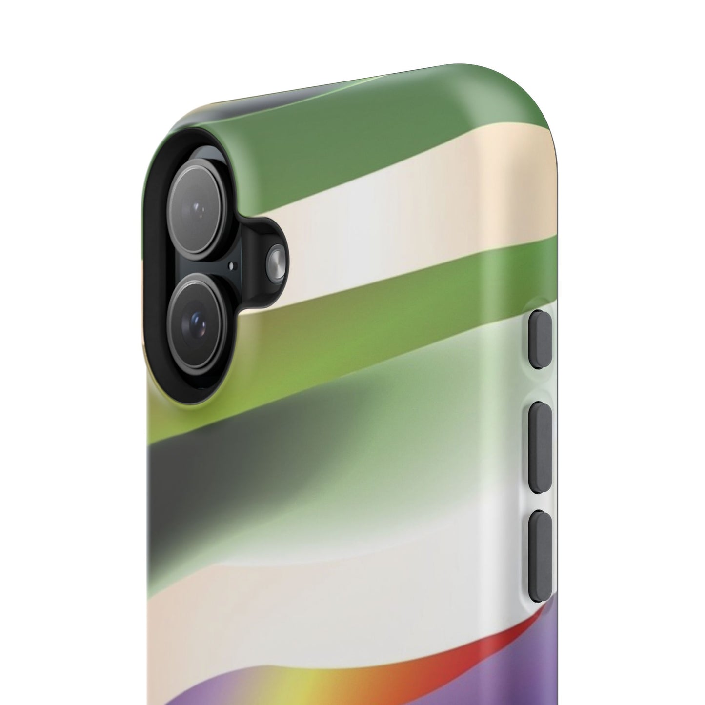 Green Waves Phone Case for Apple