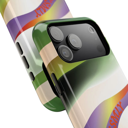 Green Waves Phone Case for Apple