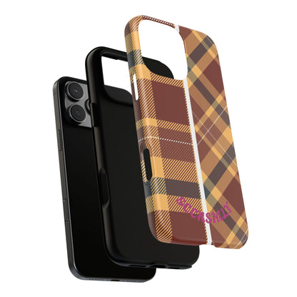 Autumn Plaid Phone Case for Apple