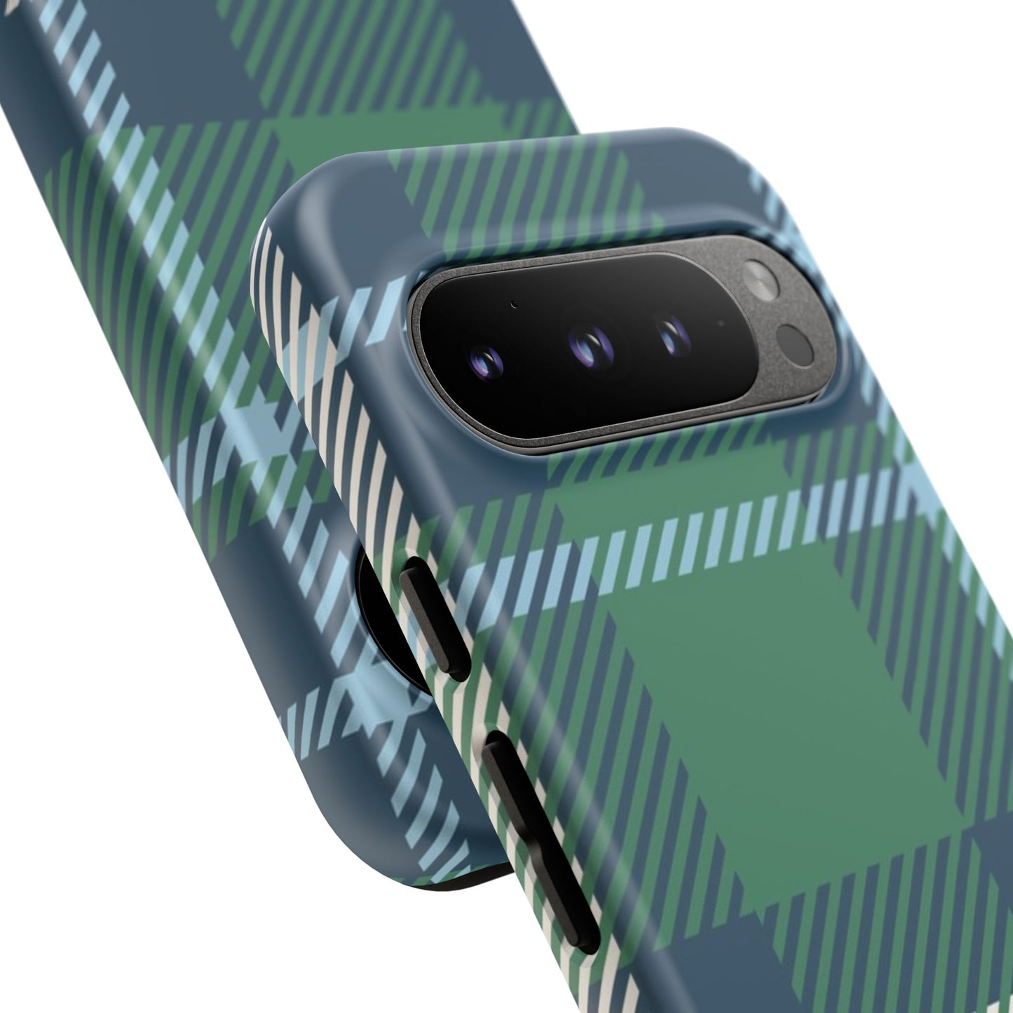 Earth and Sky Plaid Tough Phone Case for Google Pixel