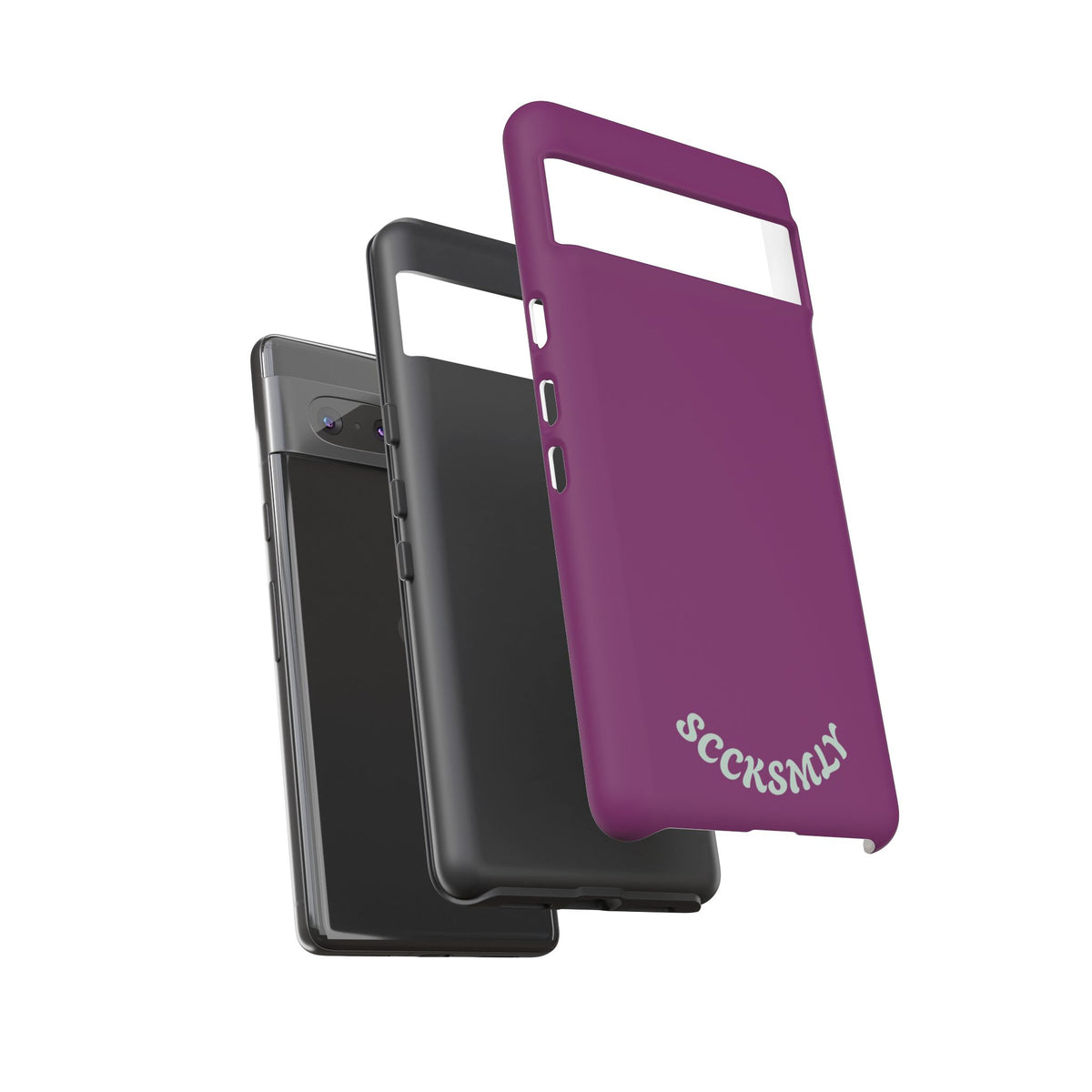 SOLID Amethyst Matte Tough Phone Case for Google Pixel