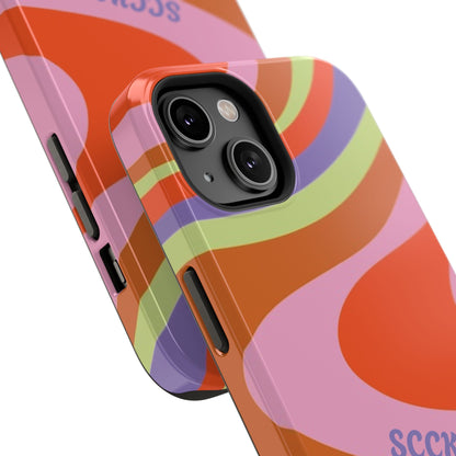 Curvy Swirl Phone Case for Apple