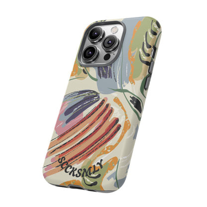 Botanical Strokes Palette Tough Phone Case for Apple