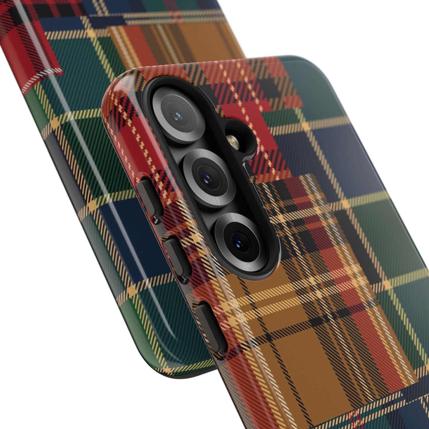 Heritage Hues Patchwork Tough Phone Case for Samsung