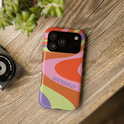 Curvy Swirl Phone Case for Apple