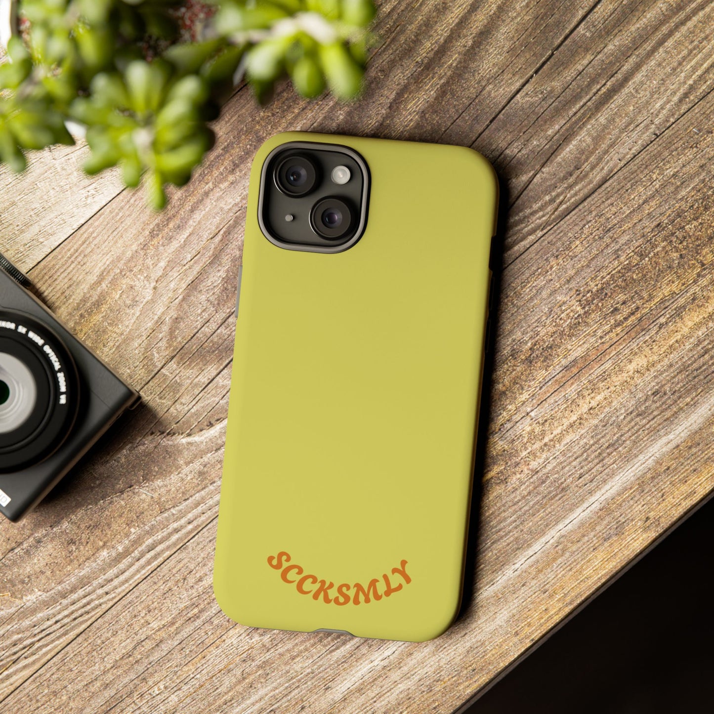 SOLID Lemon Dijon Glaze Tough Case for Apple
