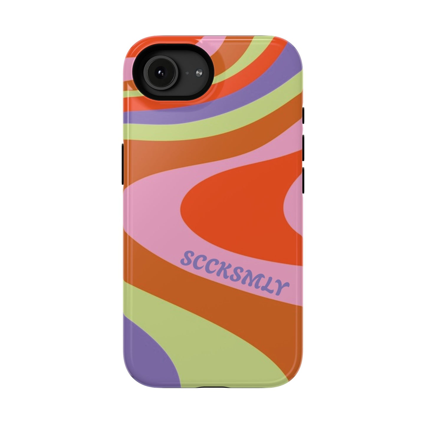 Curvy Swirl Phone Case for Apple