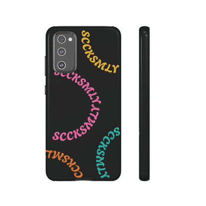 Y2K Wavy Script Tough Case for Samsung
