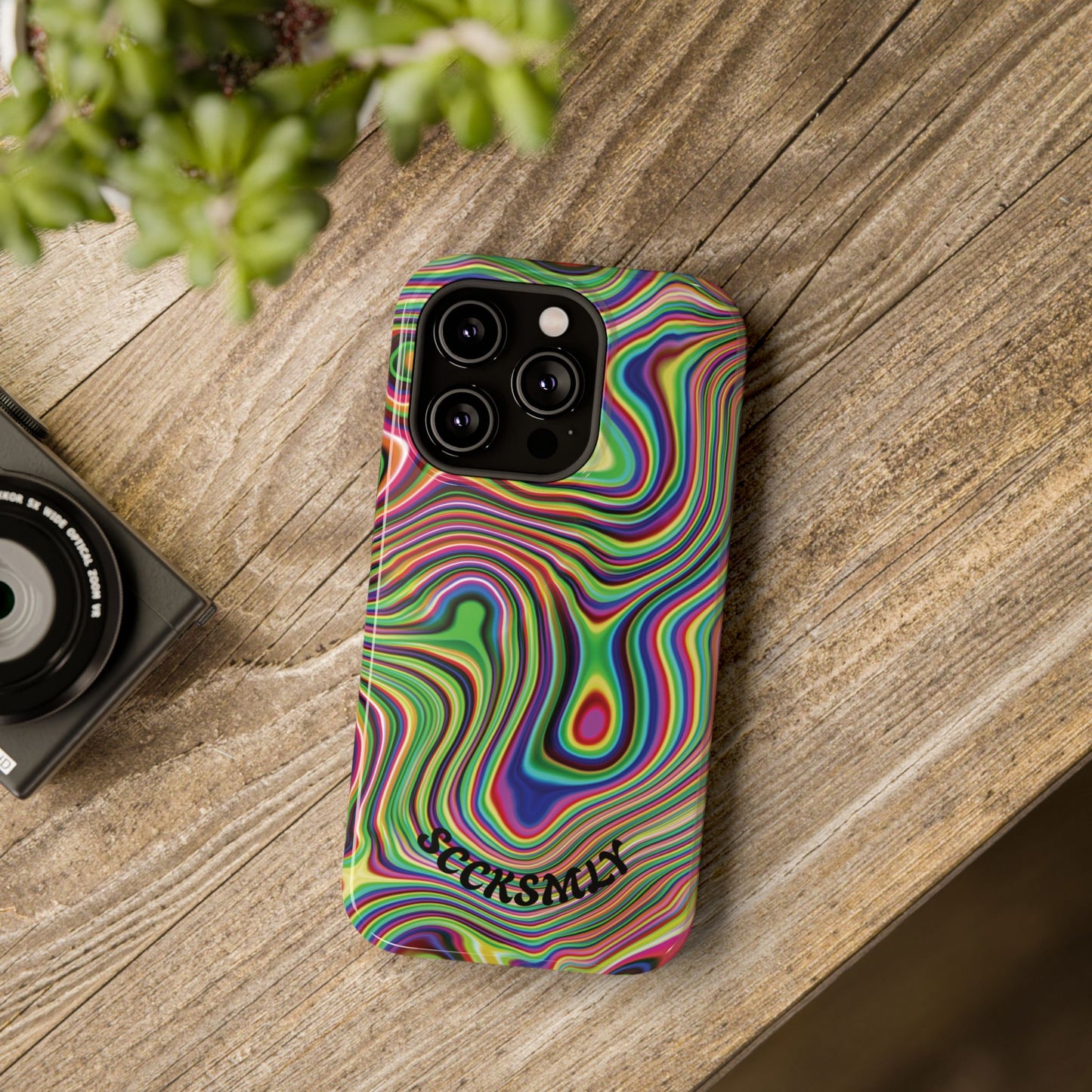 Acid Swirl Phone Case for Apple