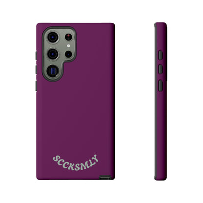 SOLID Amethyst Matte Tough Phone Case for Samsung