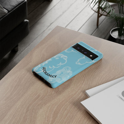 Comic Dot Sky Tough Phone Case for Google Pixel