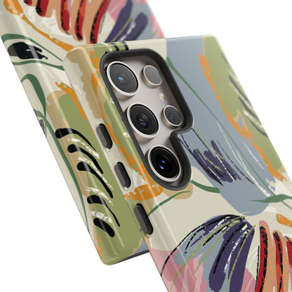 Botanical Strokes Palette Tough Phone Case for Samsung