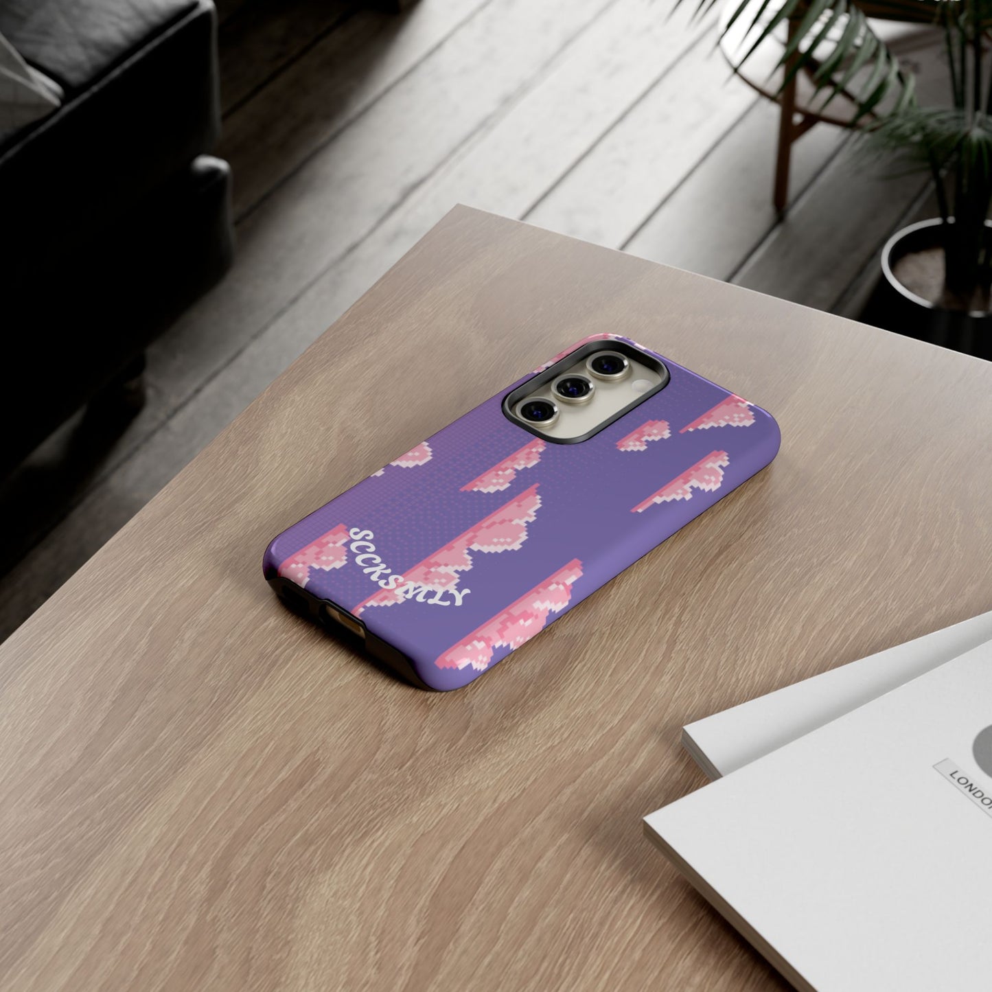 Purple Cotton Candy Sky Tough Phone Case for Samsung