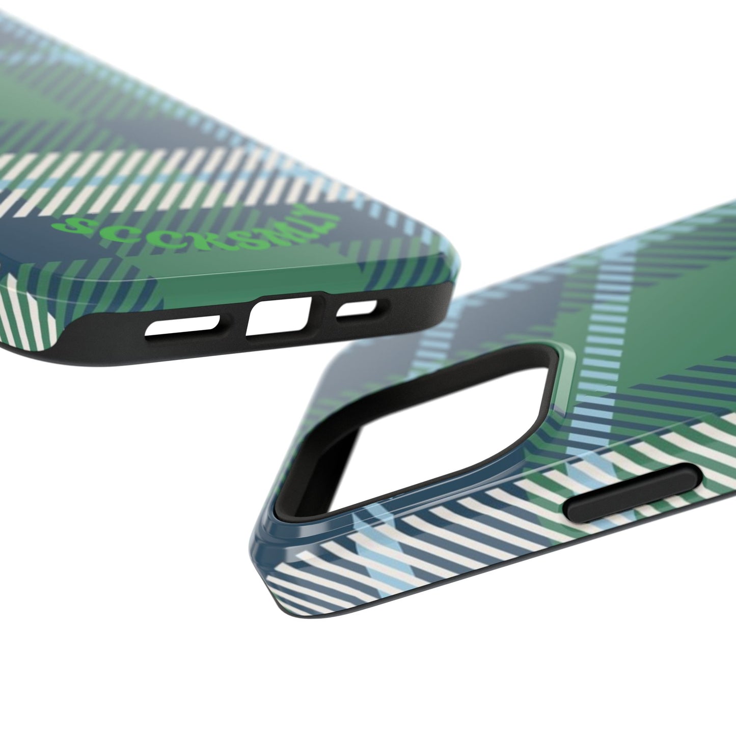 Earth and Sky Plaid Phone Case for Apple