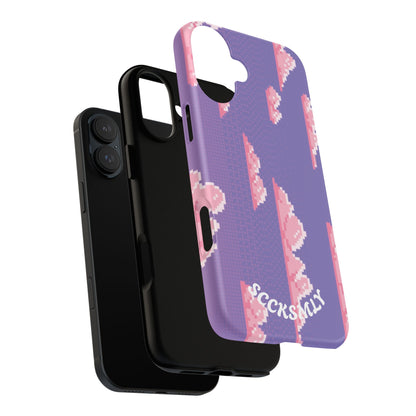 Purple Cotton Candy Sky Tough Phone Case for Apple