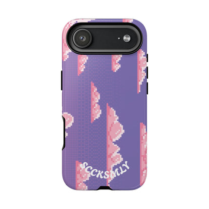 Purple Cotton Candy Sky Tough Phone Case for Apple