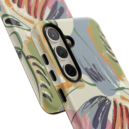 Botanical Strokes Palette Tough Phone Case for Samsung
