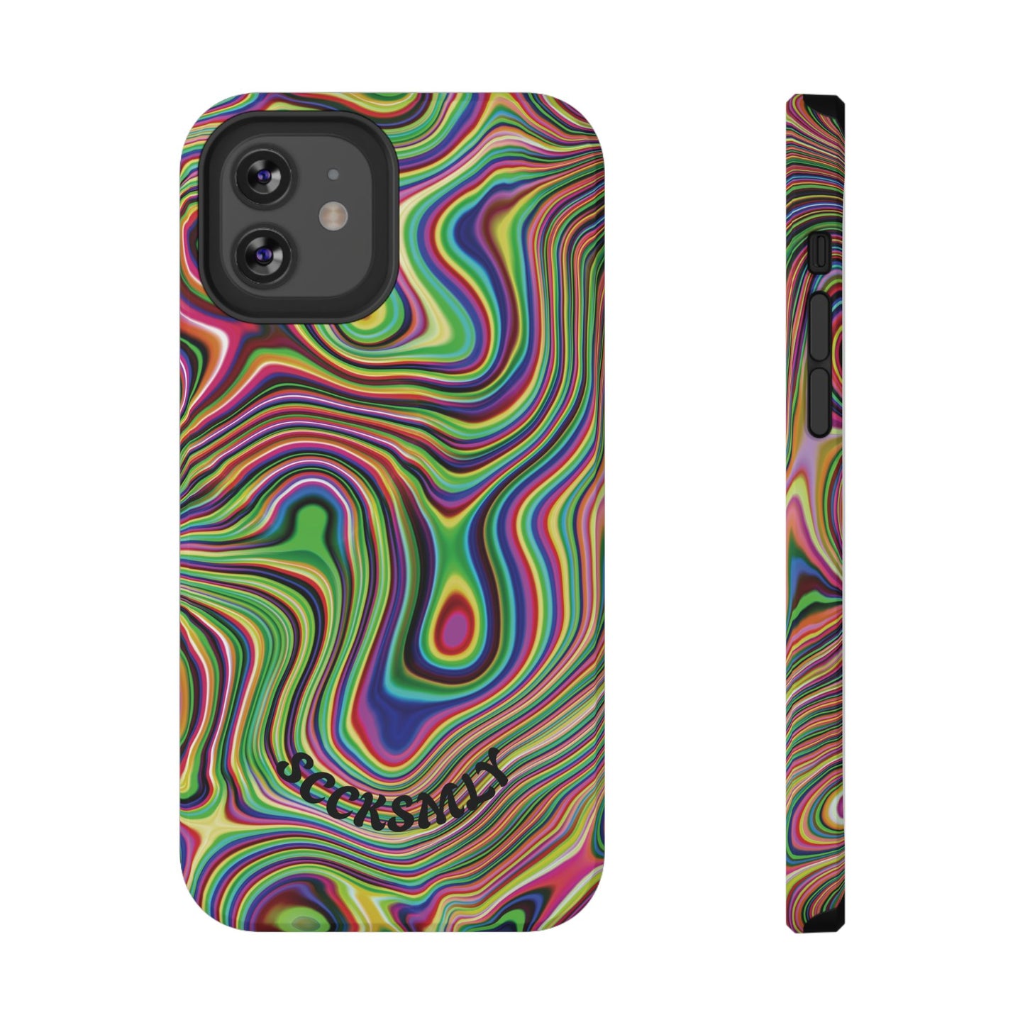 Acid Swirl Phone Case for Apple