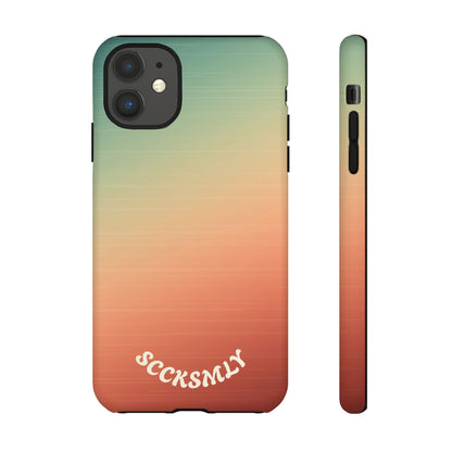 Warm Ombré Tough Phone Case for Apple