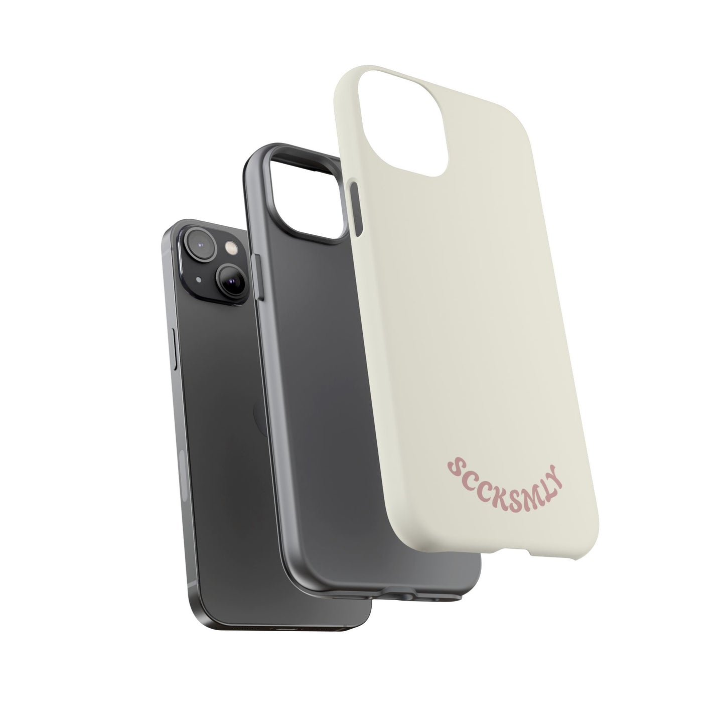 Sweet Oat Milk Tough Phone Case for Apple