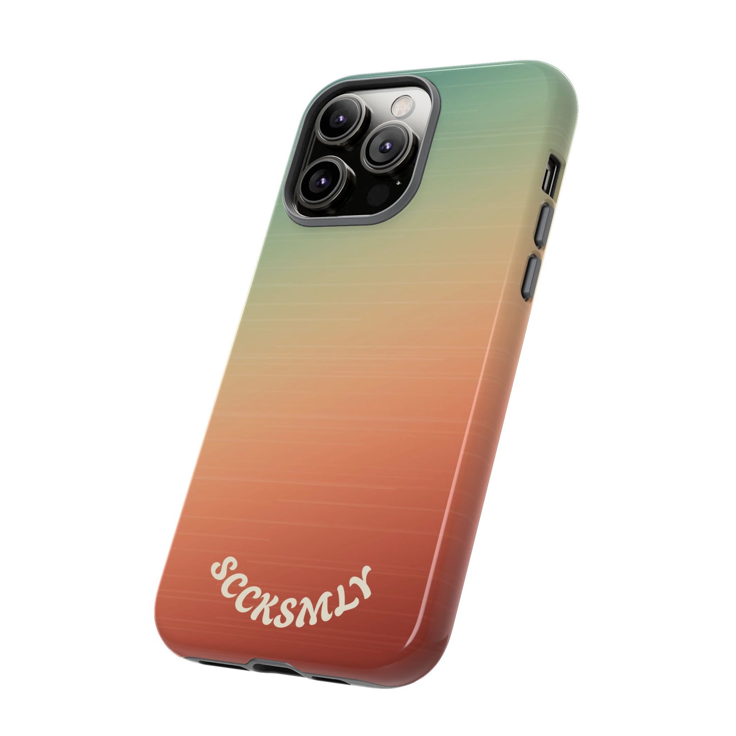 Warm Ombré Tough Phone Case for Apple