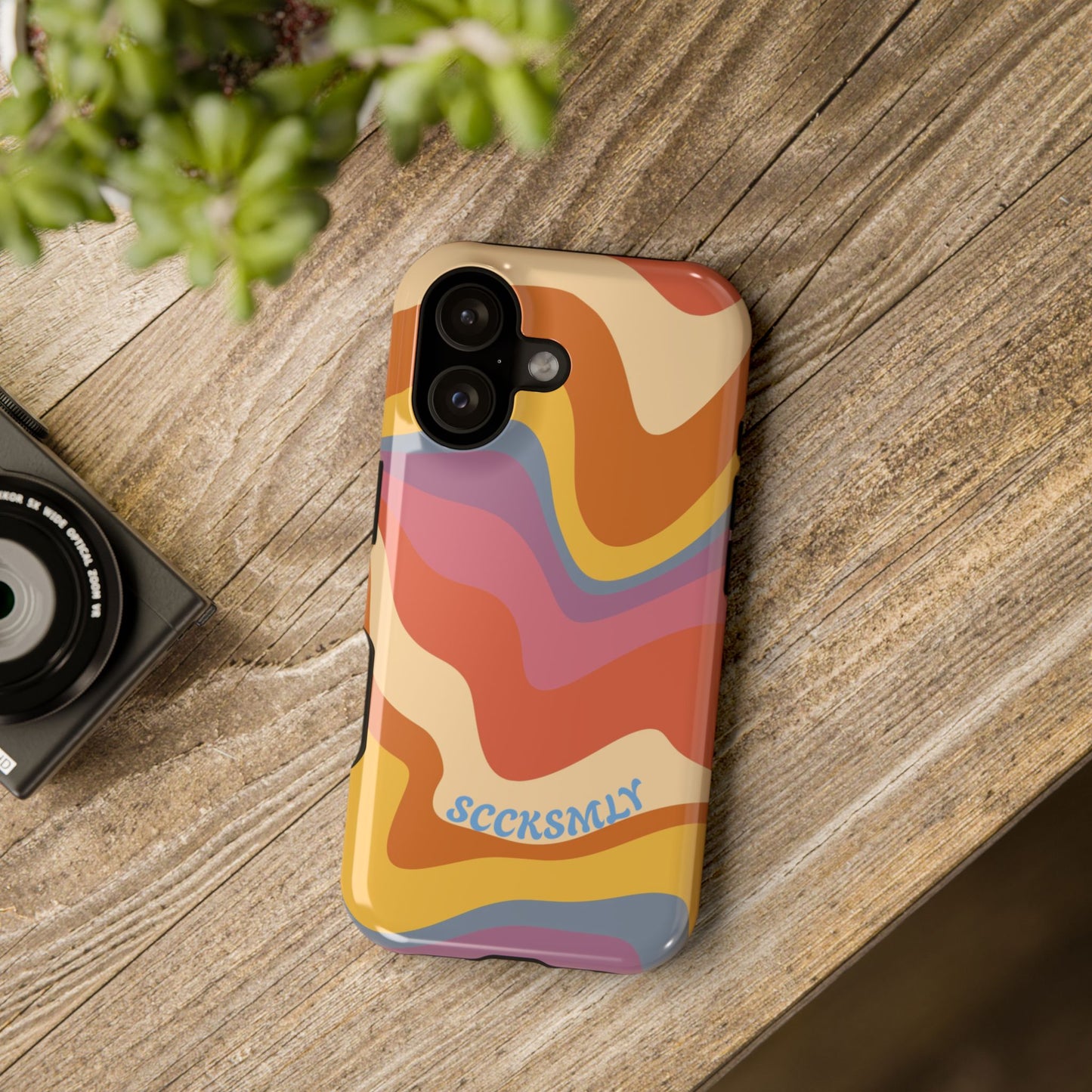 Warm Retro Phone Case for Apple