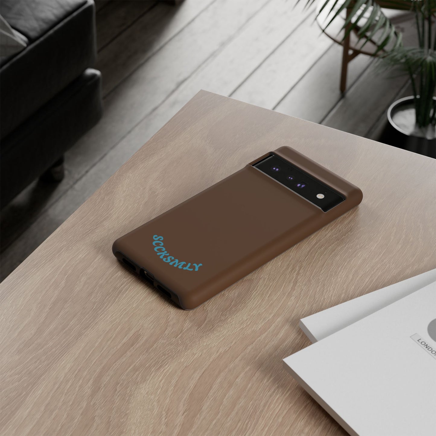 SOLID Chocolate Coco Tough Case for Google Pixel