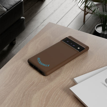 SOLID Chocolate Coco Tough Case for Google Pixel