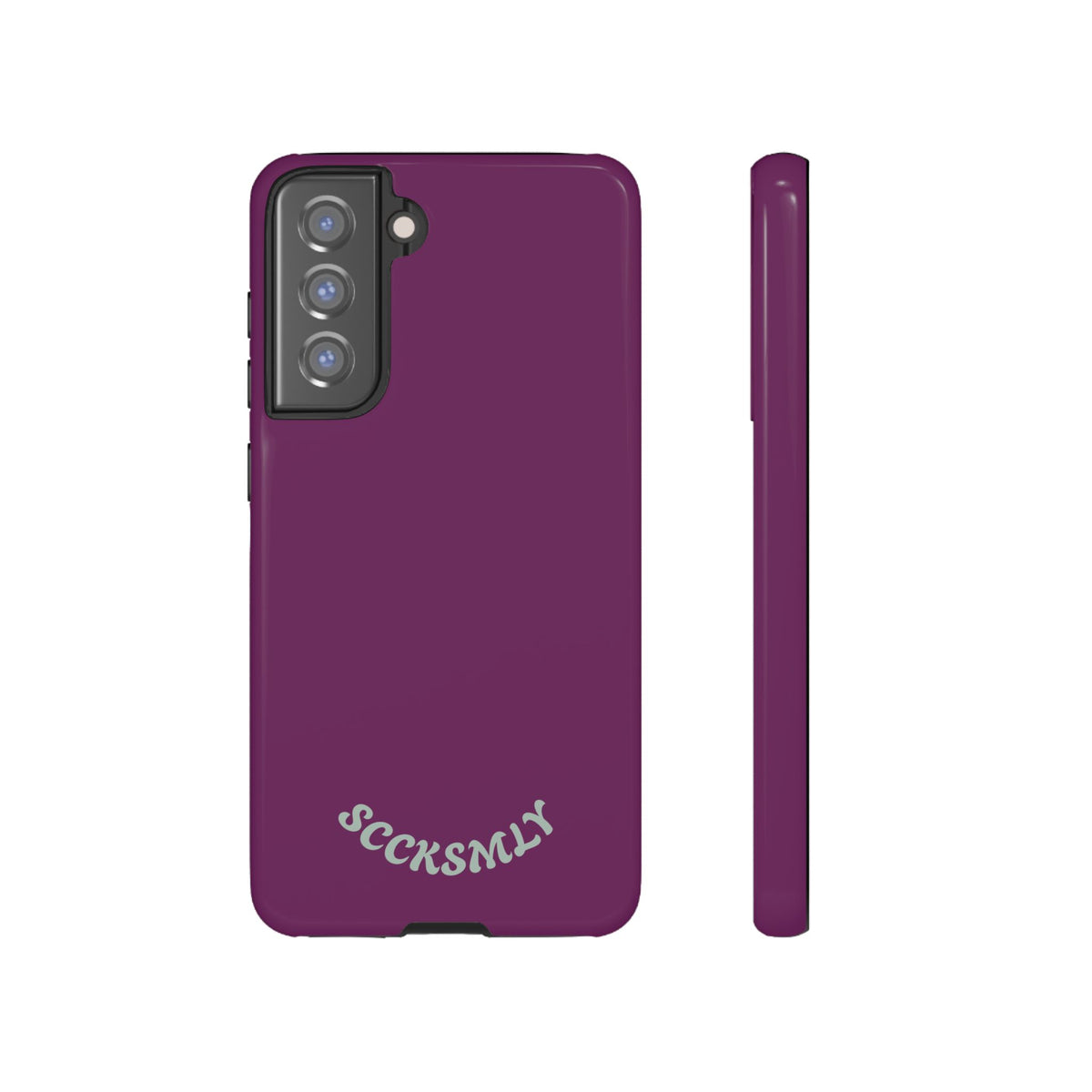 SOLID Amethyst Matte Tough Phone Case for Samsung
