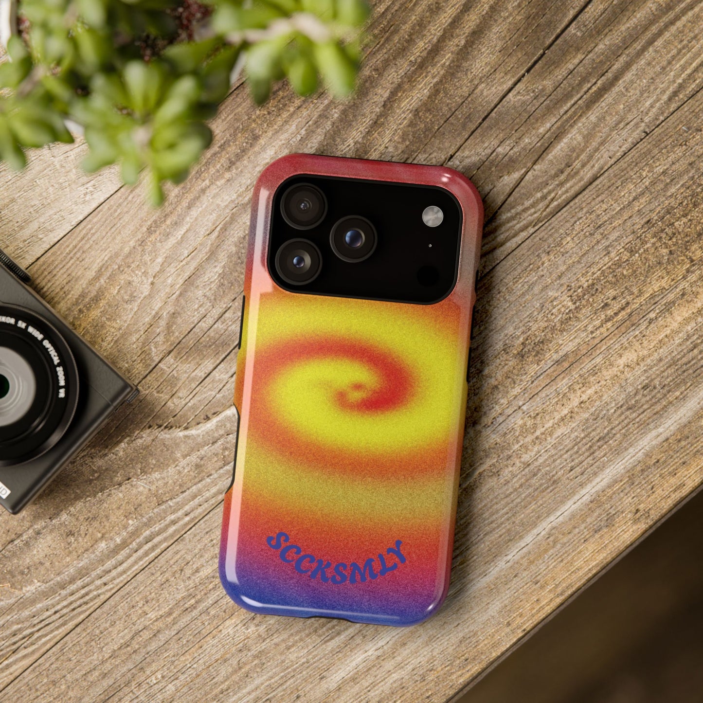 Toxic Spiral Tough Phone Case for Apple