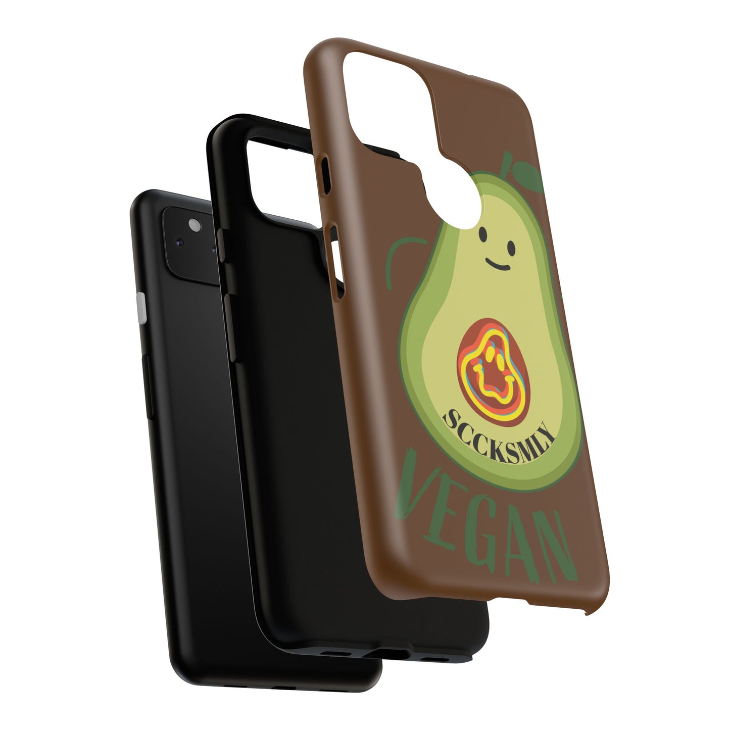 "Google Pixel" Playful Vegan Avocado Phone Case - Tough, Durable Protection with a Fun Design