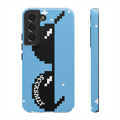 Pixel Glass Tough Phone Case for Samsung