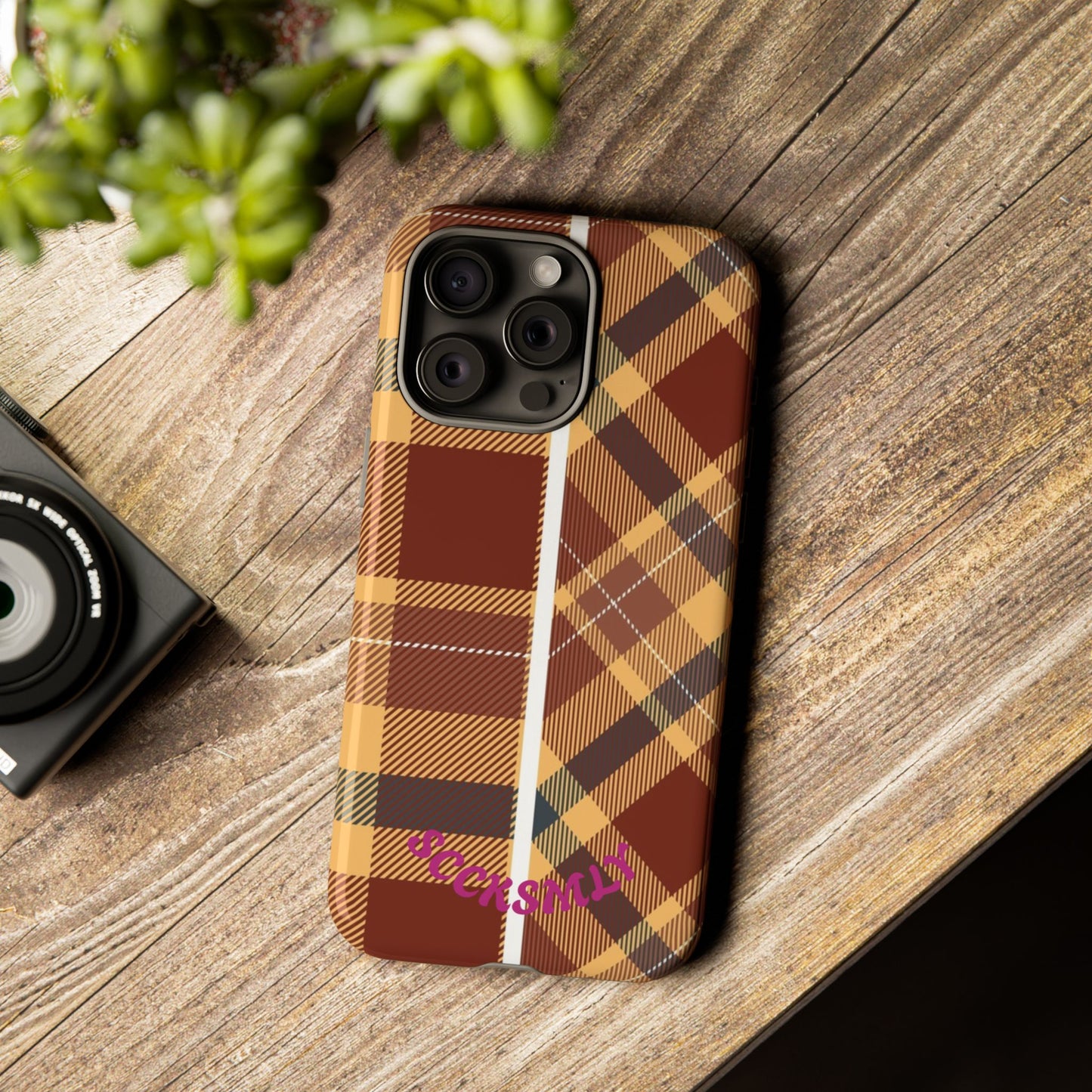 Autumn Plaid Phone Case for Apple